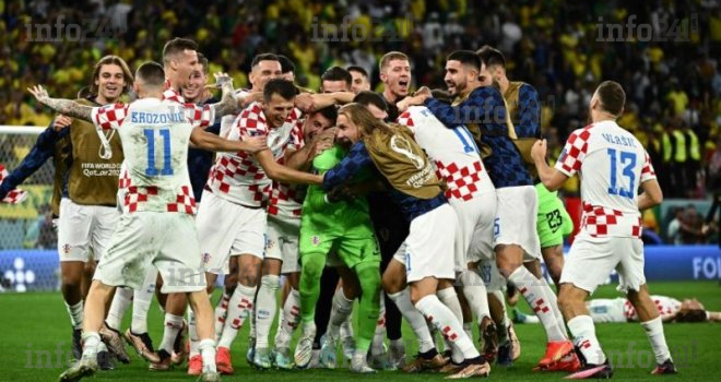 Mondial 2022&nbsp;: La Croatie élimine le Brésil et se qualifie pour les demi-finales