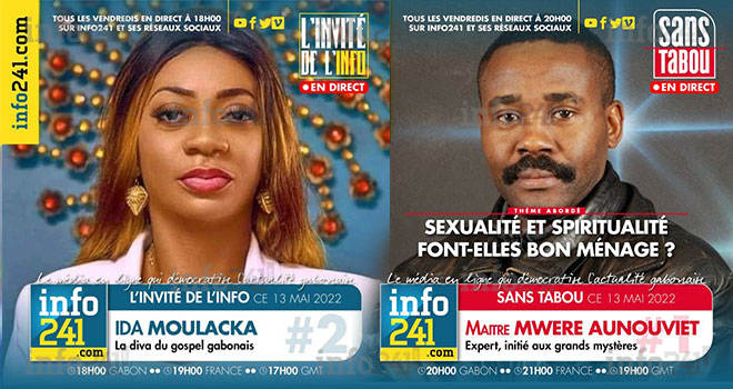 &laquo;&nbsp;L’invité de l’info&nbsp;&raquo; et &laquo;&nbsp;Sans tabou&nbsp;&raquo;, deux émissions vidéo du vendredi soir sur Info241&nbsp;!