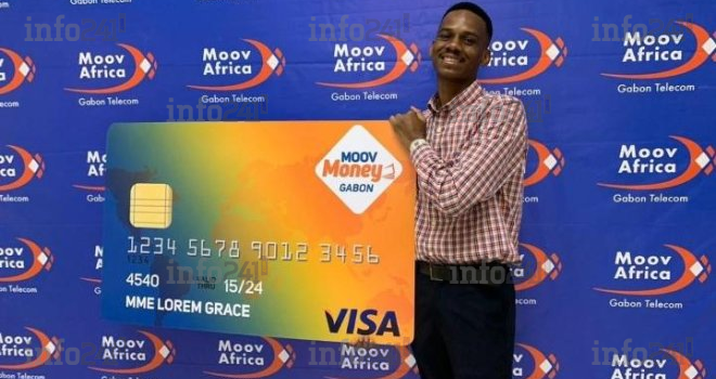 Moov Africa Gabon Telecom lance une carte prépayée Visa pour ses clients Moov Money