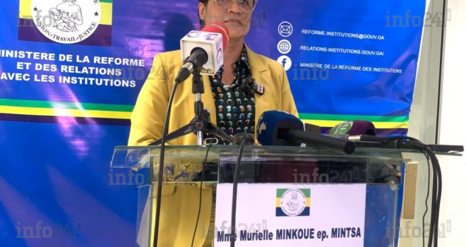 Réformes institutionnelles&nbsp;: Murielle Minkoué précise le calendrier post-transition