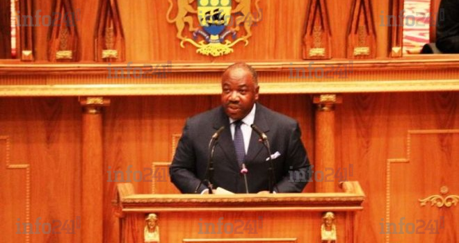 Ali Bongo devant les parlementaires gabonais réunis en congrès ce vendredi&nbsp;!