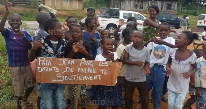 Les enfants de Vouvou «&nbsp;soutiennent&nbsp;» Papa Jean Ping&nbsp;!