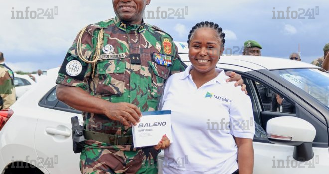 Un gabonais, un taxi&nbsp;: le président Oligui Nguema livre les clés de véhicules aux 417 heureux élus 