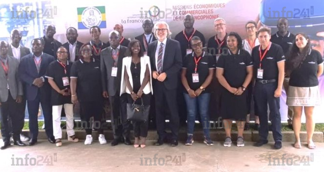 Rideau sur la seconde Mission économique et commerciale de la Francophonie du Gabon
