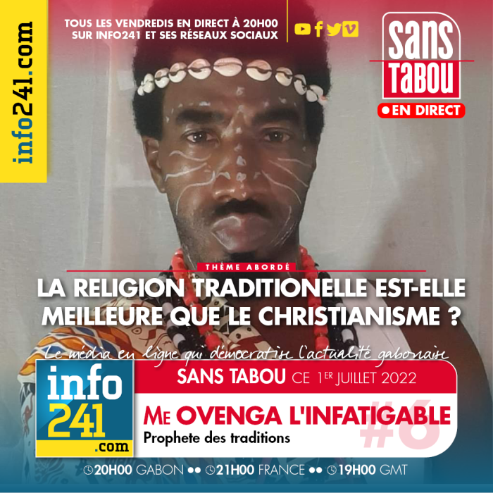 Sans tabou #6&nbsp;: «&nbsp;Les religions africaines vs christianisme&nbsp;», ce 1er juillet sur Info241
